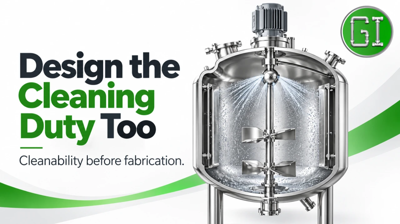 Editorial illustration: Cleanability by Design: Questions to Resolve Before Process Equipment Fabrication