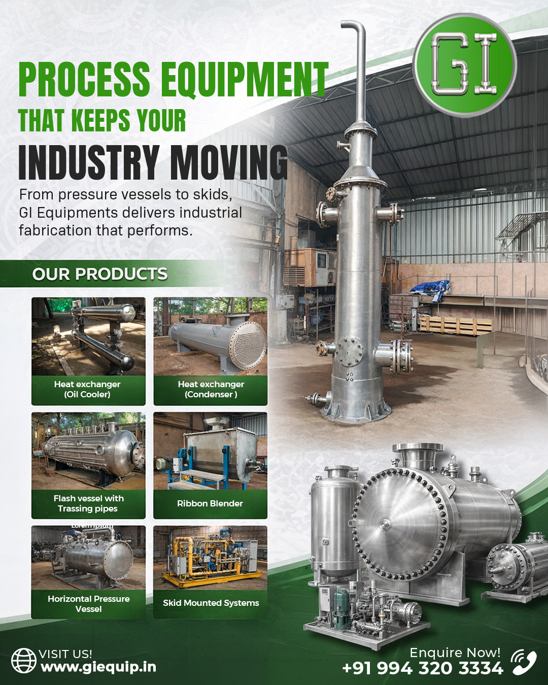 GI Equipments process equipment poster