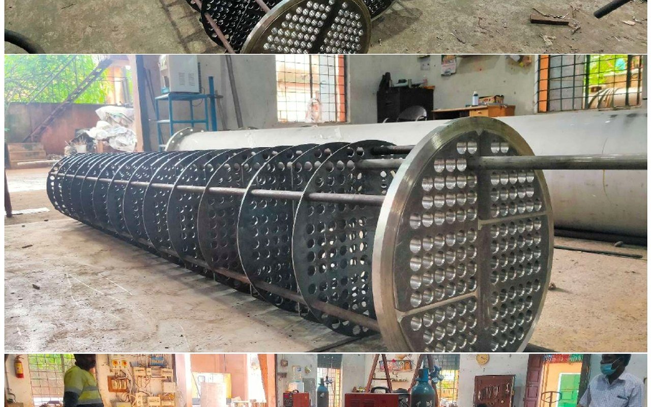 GI Equipments heat exchanger bundle assembly