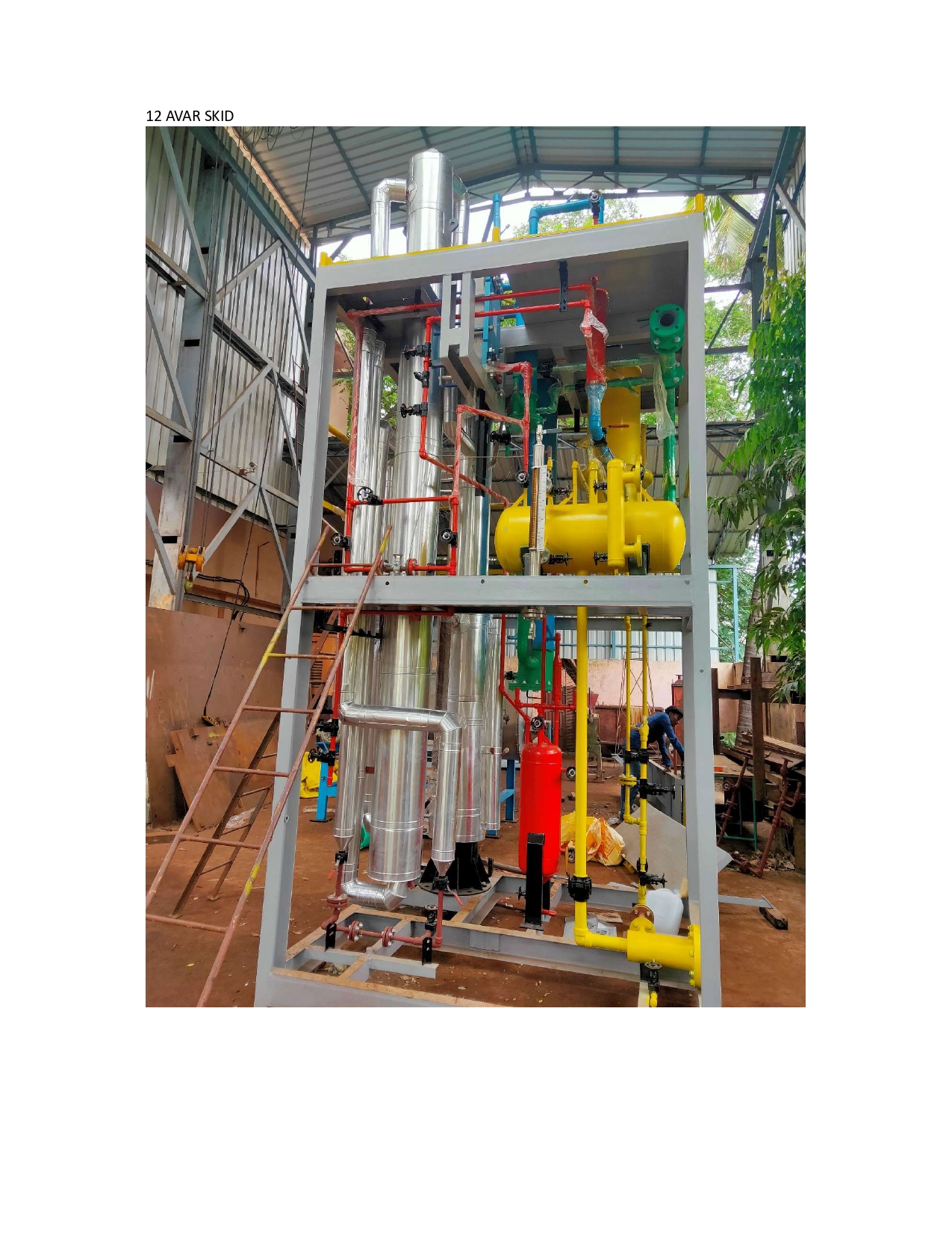 AVAR skid mounted process system