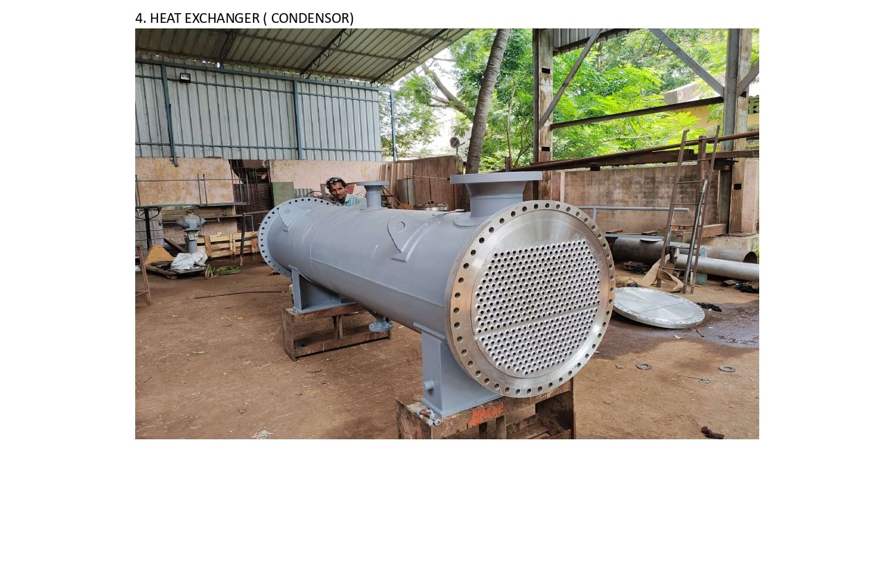 Heat exchanger condenser