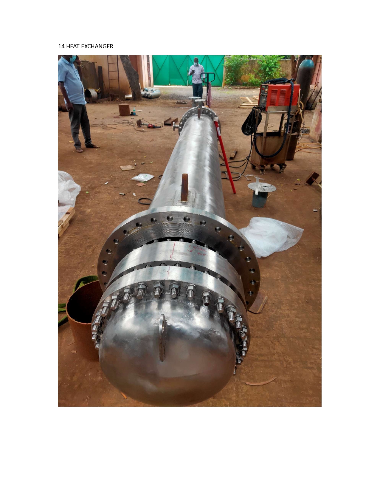 GI Equipments long pressure equipment assembly