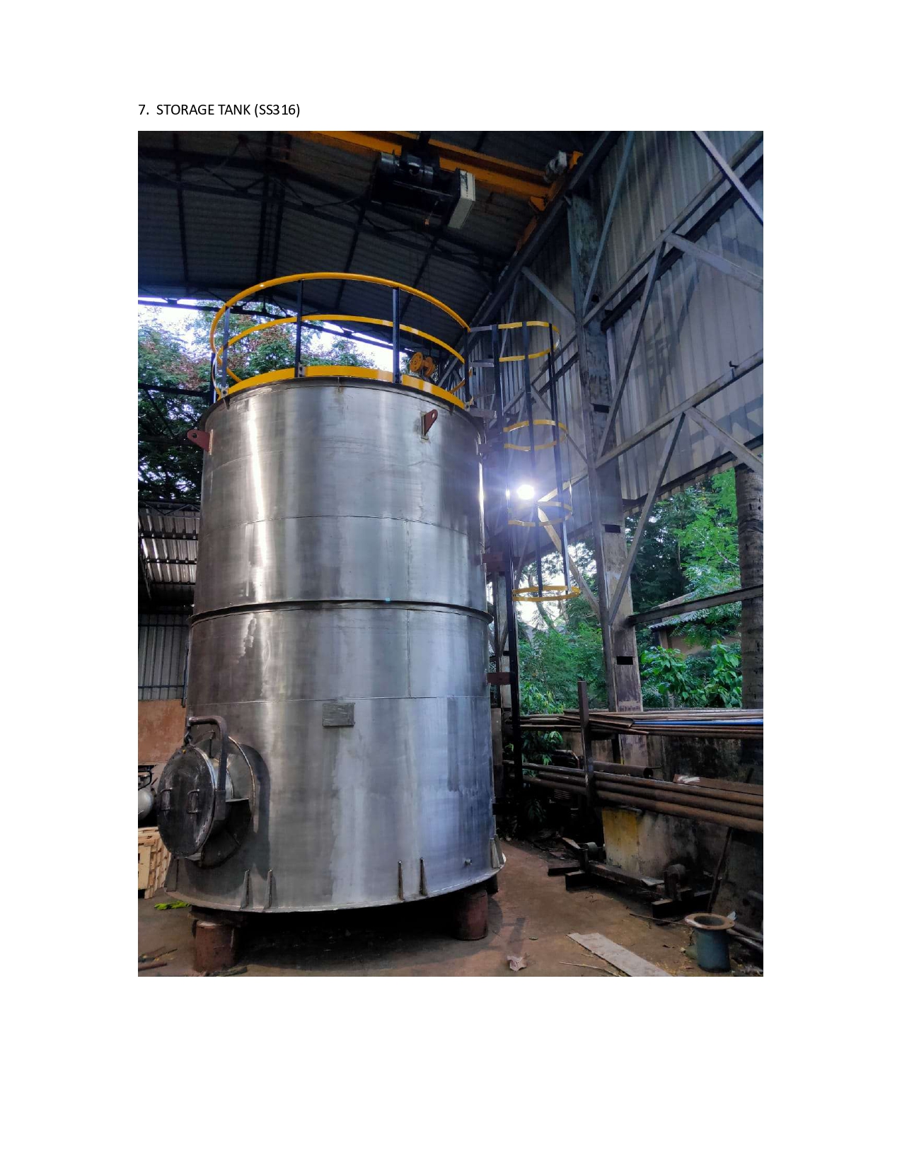 SS316 storage tank
